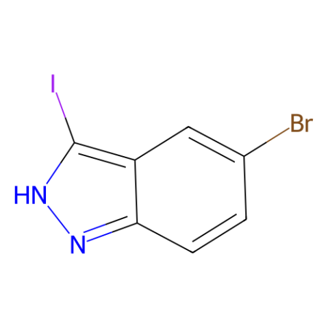 5-溴-3-碘-1H-吲唑,5-bromo-3-iodo-1H-indazole