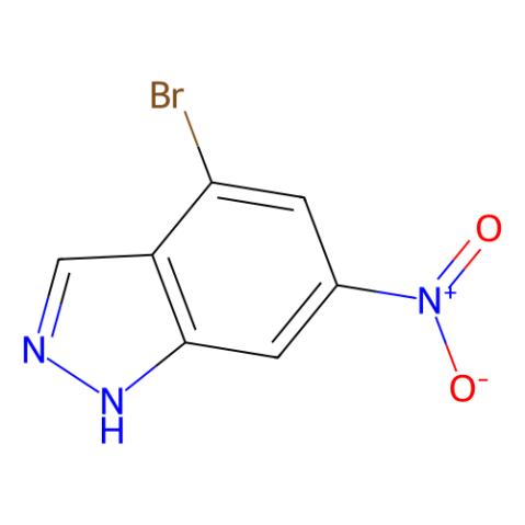 4-溴-6-硝基-1H-吲唑,4-bromo-6-nitro-1H-indazole