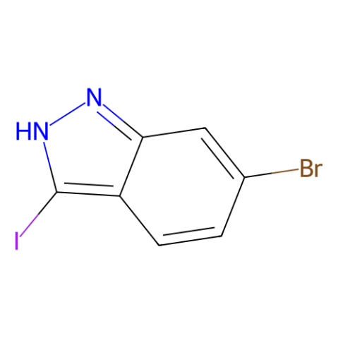 6-溴-3-碘-1H-吲唑,6-bromo-3-iodo-1H-indazole