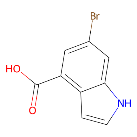 6-溴-1H-吲哚-4-羧酸,6-bromo-1H-indole-4-carboxylic acid