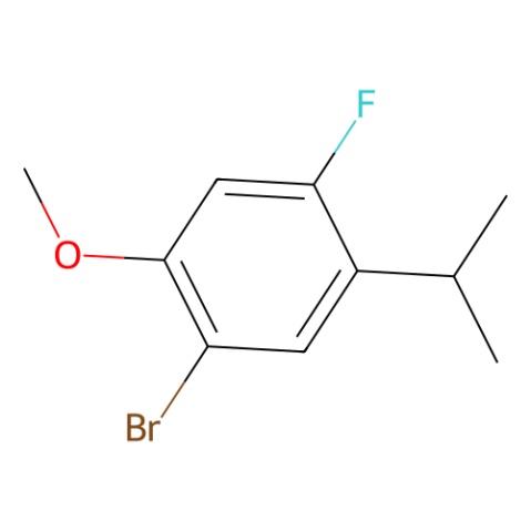 1-溴-4-氟-2-甲氧基-5-(1-异丙基)苯,1-bromo-4-fluoro-2-methoxy-5-(propan-2-yl)benzene
