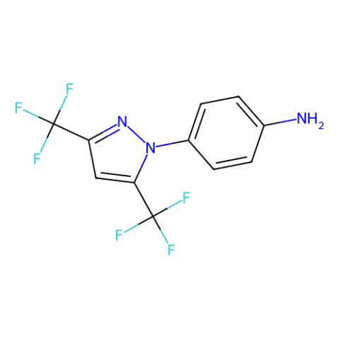 4-(3,5-双(三氟甲基)-1h-吡唑-1-基)苯胺,4-(3,5-Bis(trifluoromethyl)-1h-pyrazol-1-yl)phenylamine