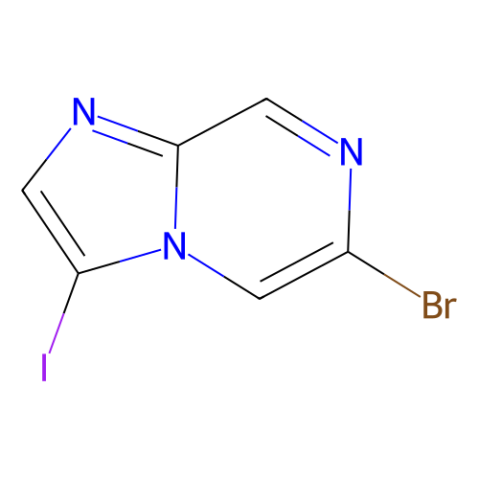 6-溴-3-碘咪唑并[1,2-a]吡嗪,6-Bromo-3-iodoimidazo[1,2-a]pyrazine