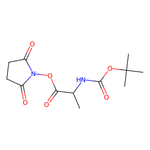N-[(叔丁氧基)羰基]-D-丙氨酸 2,5-二氧代-1-吡咯烷基酯,Boc-D-Ala-OSu