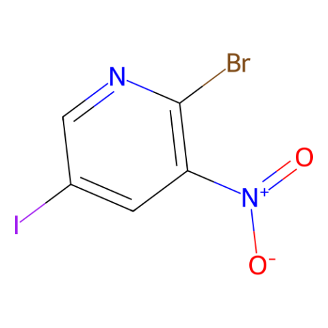 2-溴-5-碘-3-硝基吡啶,2-Bromo-5-iodo-3-nitropyridine