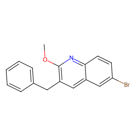 3-苄基-6-溴-2-甲氧基喹啉,3-Benzyl-6-bromo-2-methoxyquinoline