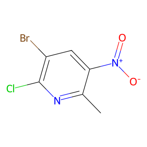3-溴-2-氯-5-硝基-6-甲基吡啶,3-Bromo-2-chloro-6-methyl-5-nitropyridine