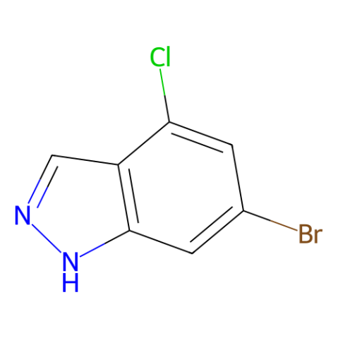 6-溴-4-氯-1H-吲唑,6-Bromo-4-chloro-1H-indazole