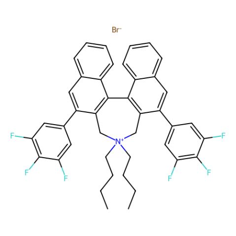 (11bS)-(+)-4,4-二丁基-4,5-二氢-2,6-双(3,4,5-三氟苯基)-3H-二萘[2,1-c:1′,2′-e]氮杂卓溴化物,(11bS)-4,4-Dibutyl-2,6-bis(3,4,5-trifluorophenyl)-4,5-dihydro-3H-dinaphtho[2,1-c:1'',2''-e]azepinium bromide