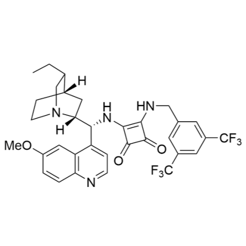 3-[[[3,5-二(三氟甲基)苯基]甲基]氨基]-4-[[(9R)-10,11-二氢-6'-甲氧基-9-金鸡宁]氨基]-3-环丁烯-1,2-二酮,3-[[[3,5-Bis(trifluoromethyl)phenyl]methyl]amino]-4-[[(9R)-10,11-dihydro-6'-methoxycinchonan-9-yl]amino]-3-cyclobutene-1,2-dione