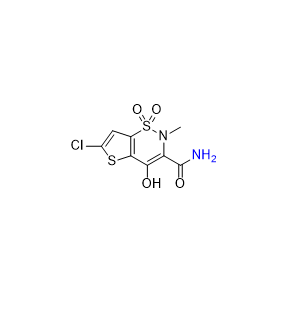 氯諾昔康雜質44,6-chloro-4-hydroxy-2-methyl-2H-thieno[2,3-e][1,2]thiazine-3- carboxamide 1,1-dioxide