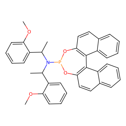 (11bR)-N,N-双[(R)-(-)-1-(2-甲氧基苯基)乙基]二萘并[2,1-D：1',2'-f][1,3,2]二氧磷杂七环-4-胺,(11bR)-N,N-Bis[(R)-(-)-1-(2-methoxyphenyl)ethyl]dinaphtho[2,1-d:1'',2''-f][1,3,2]dioxaphosphepin-4-amine