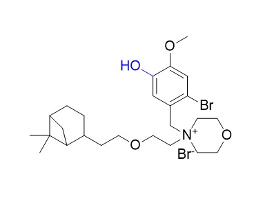 匹維溴銨雜質(zhì)08,4-(2-bromo-5-hydroxy-4-methoxybenzyl)-4-(2-(2-(6,6- dimethylbicyclo[3.1.1]heptan-2-yl)ethoxy)ethyl)morpholin- 4-ium bromide