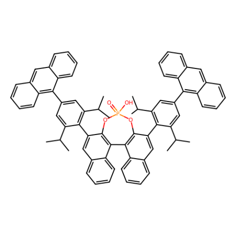 （11bR）-2,6-双[4-（9-蒽基）-2,6-双（异丙基）苯基]-4-羟基-4-氧化物-二萘并[2,1-d：1''，2 ''-f] [1,3,2]二氧杂磷醚,(11bR)-2,6-Bis[4-(9-anthracenyl)-2,6-bis(isopropyl)phenyl]-4-hydroxy-4-oxide-dinaphtho[2,1-d:1'',2''-f][1,3,2]dioxaphosphepin
