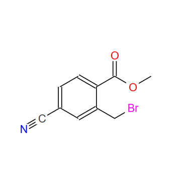 2-溴甲基-4-氰基苯甲酸甲酯,Methyl 2-(bromomethyl)-4-cyanobenzoate