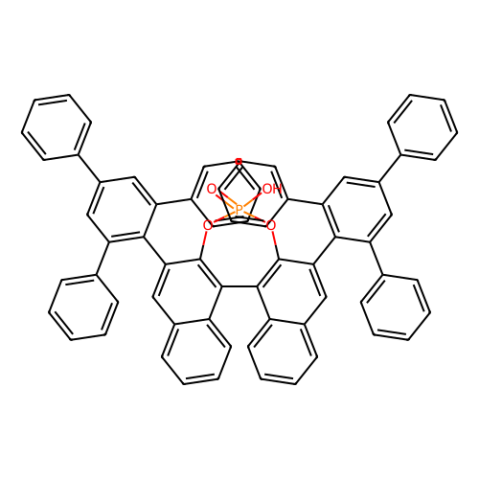 （11bS）-4-羟基-2,6-双（5''-苯基[1,1''：3''，1''''-三联苯基]-2''-基）-4-二萘并[ 2,1-d：1''，2''-f] [1,3,2]二氧杂膦酸二甲酯,(11bS)-4-Hydroxy-2,6-bis(5''-phenyl[1,1'':3'',1''''-terphenyl]-2''-yl)-4-dinaphtho[2,1-d:1'',2''-f][1,3,2]dioxaphosphepinoxide