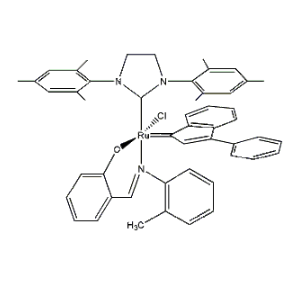 [1,3-双（2,4,6-三甲基苯基）-2-咪唑啉亚叉基]-[2-[[[（（2-甲基苯基）亚氨基]甲基]酚基]-[3-苯基-1H-茚满-1-亚叉基]氯化钌（II）,Grubbs Catalyst? M350