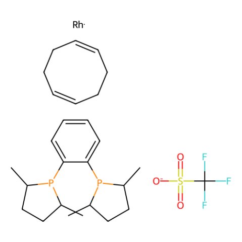 （-）-1,2-双（（2R，5R）-2,5-二甲基膦基）苯（1,5-环辛二烯）三氟甲磺酸铑（I）,(-)-1,2-Bis((2R,5R)-2,5-dimethylphospholano)benzene(1,5-cyclooctadiene)rhodium(I)trifluoromethanesulfonate