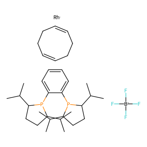 （+）-1,2-双（（2R，5R）-2,5-二异丙基膦酰基苯）1,5-环辛二烯）四氟硼酸铑（I）,(+)-1,2-Bis((2R,5R)-2,5-di-i-propylphospholano)benzene)1,5-cyclooctadiene)rhodium(I) tetrafluoroborate