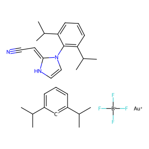 1,3-双（2,6-二异丙基苯基）咪唑-2-亚丙基（乙腈）金（I）四氟硼酸盐,1,3-Bis(2,6-di-i-propylphenyl)imidazol-2-ylidene(acetonitrile)gold(I) tetrafluoroborate