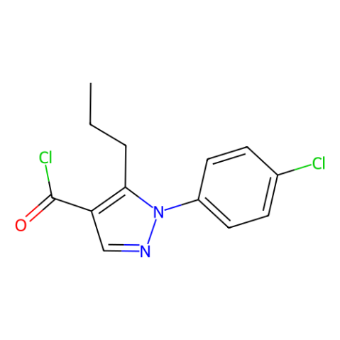 1-(4-氯苯基)-5-丙基-1H-吡唑-4-酰氯,1-(4-Chlorophenyl)-5-propyl-1H-pyrazole-4-carbonyl chloride