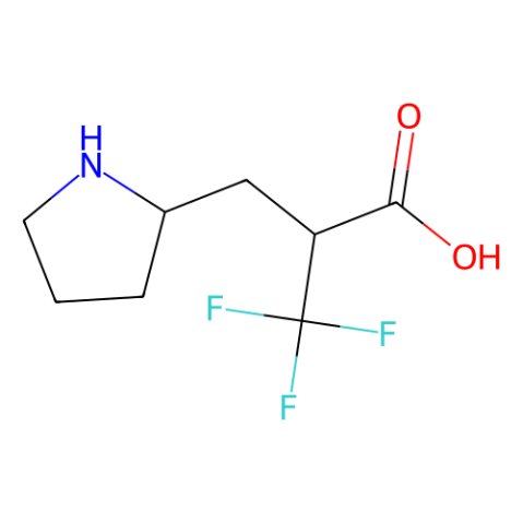 3,3,3-三氟-3-(2-吡咯烷基甲基)丙酸,3,3,3-Trifluoro-2-(pyrrolidin-2-ylmethyl)propanoic acid