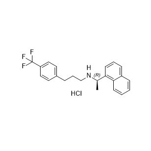 西那卡塞杂质19,(R)-N-(1-(naphthalen-1-yl)ethyl)-3-(4-(trifluoromethyl)phenyl)propan-1-amine hydrochloride