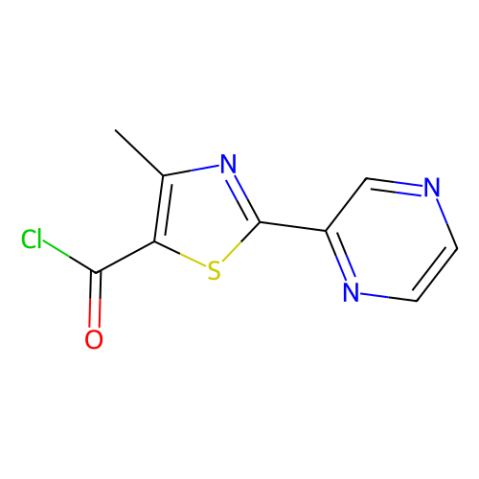 4-甲基-2-(2-吡嗪)-1,3-噻唑-5-酰氯,4-Methyl-2-(2-pyrazinyl)-1,3-thiazole-5-carbonyl chloride