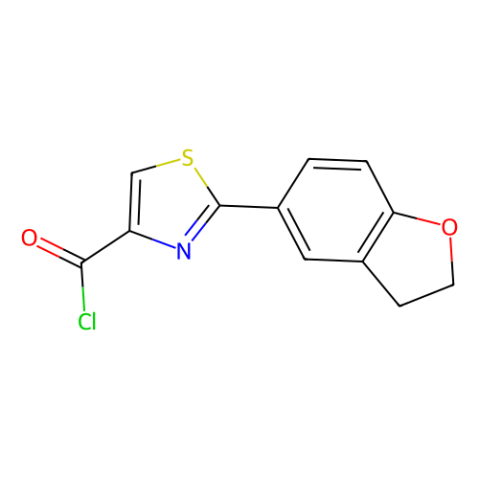 2-(2,3-二氢-1-苯并呋喃-5-YL)-1,3-噻唑-4-羰基氯化物,2-(2,3-Dihydrobenzo[b]furan-5-yl)thiazole-4-carbonyl chloride
