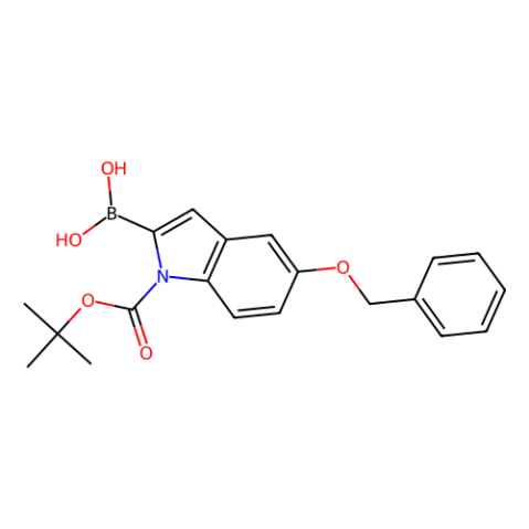 5-苄氧基-1H-吲哚-2-硼酸，N-BOC保护,5-Benzyloxy-1H-indole-2-boronic acid, N-BOC protected