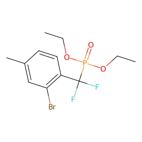 [（2-溴-4-甲基-苯基）-二氟甲基]-膦酸二乙酯,[(2-Bromo-4-methyl-phenyl)-difluoro-methyl]-phosphonic acid diethyl ester