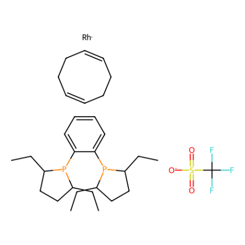 1,2-双[(2S,5S)-2,5-二乙基膦烷基]苯(1,5-环辛二烯)三氟甲磺酸铑(I),1,2-Bis[(2S,5S)-2,5-diethylphospholano]benzene(1,5-cyclooctadiene)rhodium(I) trifluoromethanesulfonate