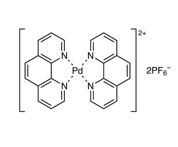 雙(1,10-菲羅啉)鈀(II)雙(六氟磷酸鹽),Bis(1,10-phenanthroline)palladium(II) Bis(hexafluorophosphate)