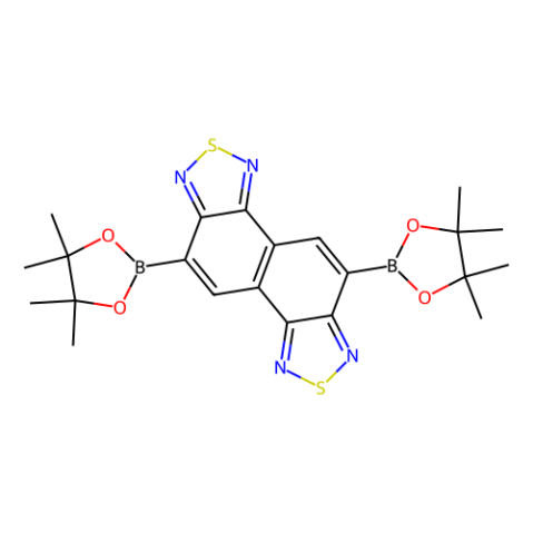 5,10-雙(4,4,5,5-四甲基-1,3,2-二氧雜環(huán)戊硼烷-2-基)萘并[1,2-c:5,6-c']雙([1,2,5]噻二唑),5,10-Bis(4,4,5,5-tetramethyl-1,3,2-dioxaborolan-2-yl)naphtho[1,2-c:5,6-c']bis([1,2,5]thiadiazole)