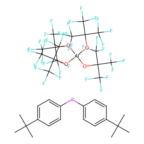 双[4-(叔丁基)苯基]碘鎓四(九氟叔丁氧基)铝酸盐,Bis[4-(tert-butyl)phenyl]iodonium Tetra(nonafluoro-tert-butoxy)aluminate
