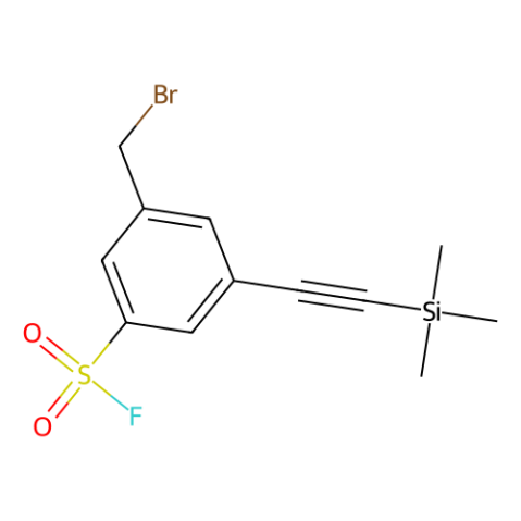 3-(溴甲基)-5-((三甲基甲硅烷基)乙炔基)苯磺酰氟,3-(Bromomethyl)-5-((trimethylsilyl)ethynyl)benzenesulfonyl fluoride