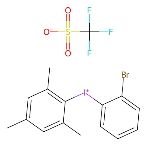 (2-溴苯基)(2,4,6-三甲基苯基)碘鎓三氟甲磺酸鹽,(2-Bromophenyl)(2,4,6-trimethylphenyl)iodonium triflate