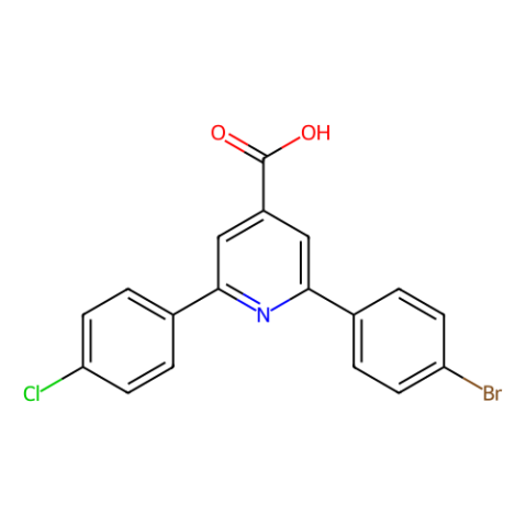 2-(4-溴苯基)-6-(4-氯苯基)吡啶-4-羧酸,2-(4-Bromophenyl)-6-(4-chlorophenyl)pyridine-4-carboxylic acid