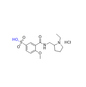 舒必利杂质10,3-(((1-ethylpyrrolidin-2-yl)methyl)carbamoyl)-4-methoxybenzenesulfonic acid hydrochloride