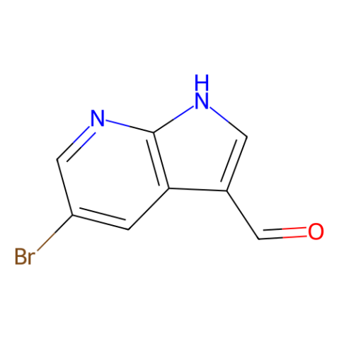 5-溴-1H-吡咯并[2,3-b]吡啶-3-甲醛,5-Bromo-1H-pyrrolo[2,3-b]pyridine-3-carbaldehyde