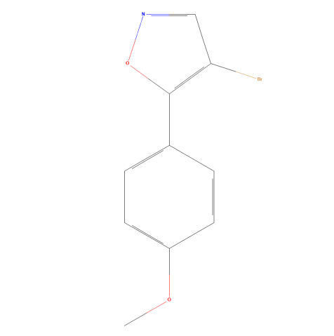 4-溴-5-(4-甲氧基苯基)异恶唑,4-Bromo-5-(4-methoxyphenyl)isoxazole