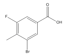 3-溴-5-氟-4-甲基苯甲酸,3-Bromo-5-fluoro-4-methylbenzoic acid