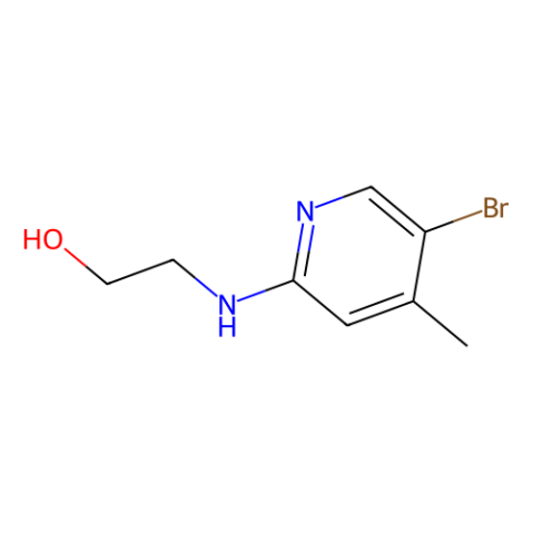2-((5-溴-4-甲基吡啶-2-基)氨基)乙醇,2-((5-Bromo-4-methylpyridin-2-yl)amino)ethanol