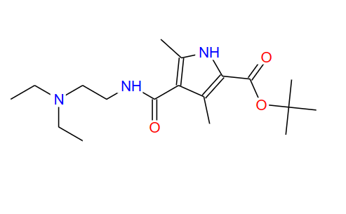 舒尼替尼中间体3,4-[[[2-(Diethylamino)ethyl]amino]carbonyl]-3,5-dimethyl-1H-pyrrole-2-carboxylic acid tert-butyl ester