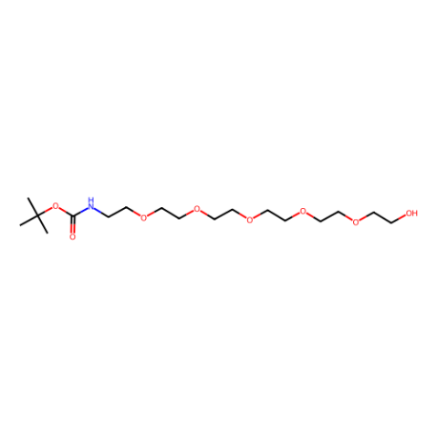 (17-羟基-3,6,9,12,15-五氧杂十七烷基)氨基甲酸叔丁酯,17-(Boc-amino)-3,6,9,12,15-pentaoxa-1-heptadecanol