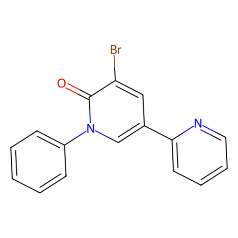 3-溴-1-苯基-5-(吡啶-2-基)-1,2-二氢吡啶-2-酮,3-Bromo-5-(2-pyridyl)-1-phenyl-1,2-dihydropyridin-2-one