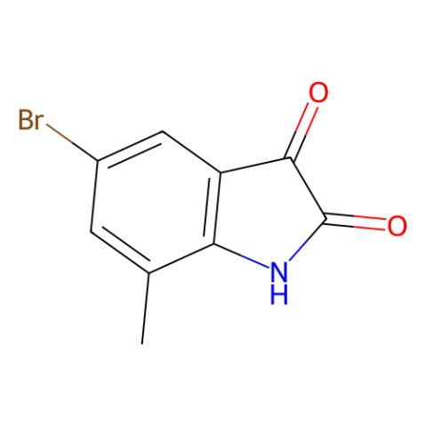 5-溴-7-甲基吲哚啉-2,3-二酮,5-Bromo-7-methylindoline-2,3-dione