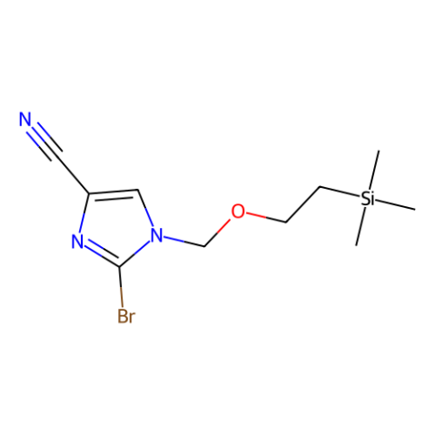 2-溴-1-((2-(三甲基甲硅烷基)乙氧基)甲基)-1H-咪唑-4-腈,2-Bromo-1-((2-(trimethylsilyl)ethoxy)methyl)-1H-imidazole-4-carbonitrile