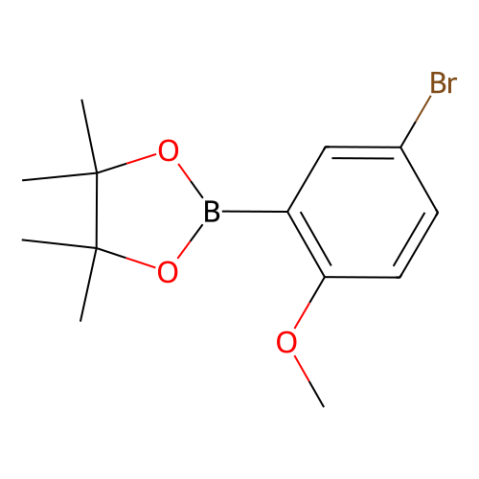 2-(5-溴-2-甲氧基苯基)-4,4,5,5-四甲基-1,3,2-二氧硼杂环戊烷,2-(5-Bromo-2-methoxyphenyl)-4,4,5,5-tetramethyl-1,3,2-dioxaborolane