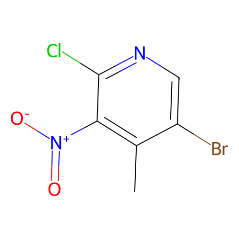 5-溴-2-氯-4-甲基-3-硝基吡啶,5-Bromo-2-chloro-4-methyl-3-nitropyridine